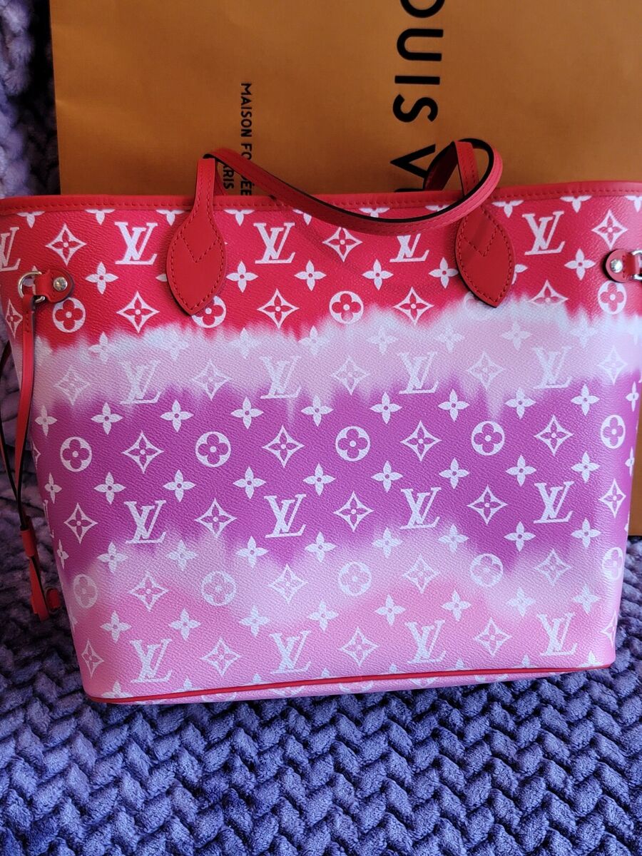 Louis Vuitton Pink Monogram Escale Tye Dye Cosmetic Pouch PM