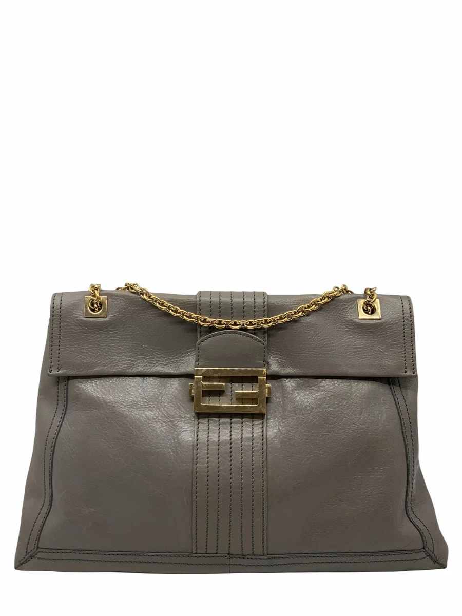 Fendi Flat Baguette Shoulder Bag