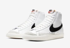 Nike Blazer Mid 77 Women's White Black Sports Sneaker CZ1055-100