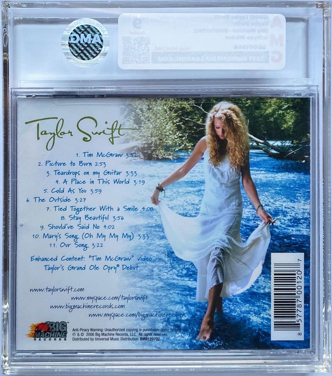Taylor Swift Debut CD 2006 New Sealed Graded AMG 9 First Print