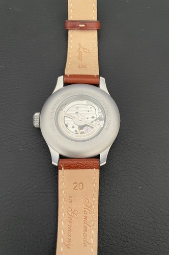 Laco Fliegeruhr Basis Aachen Blaue Stunde 42 MB (Automatik, 42 mm) Neuwertig OVP - Bild 3 von 6