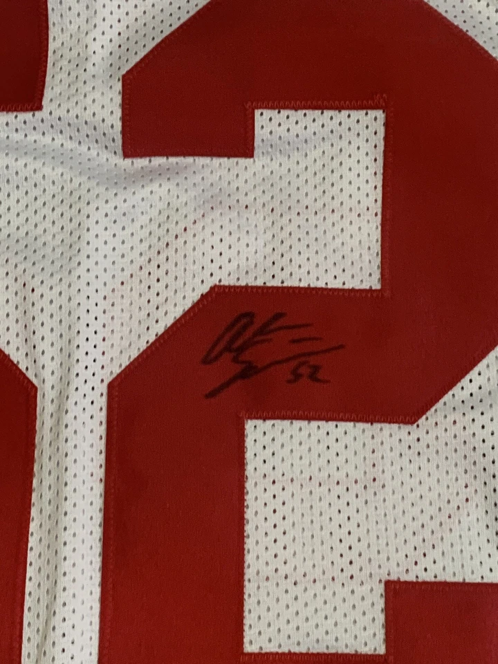 Alec Ogletree Signed Autographed Pro Style NY Giants Jersey JSA COA Red White - Image 2 of 4