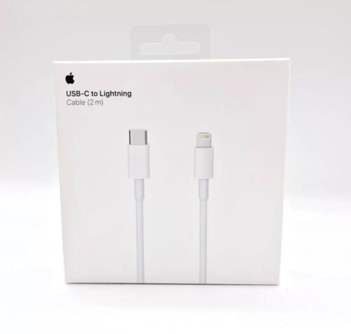 Official Apple iPhone 14 13 12 11 X 8 7 6 Charger USB C to Lightning Cable - 2M - Picture 2 of 7