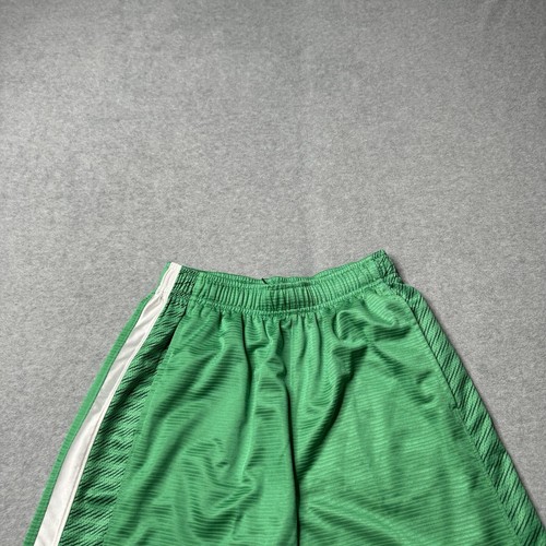 Nike Basketball Shorts Boys XL Green Mesh Lined Drawstring Athleisure Stretch - Picture 4 of 15