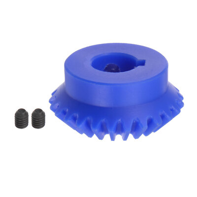 2.0 Modulus 25 Teeth 17mm Inner Hole Plastic Tapered Bevel Gear with Keyway