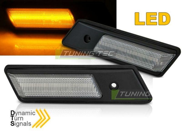 Blinkerpaar Repeater BMW 3Er E36 1990 Bis 1996 Chrom Led Dynamic-image