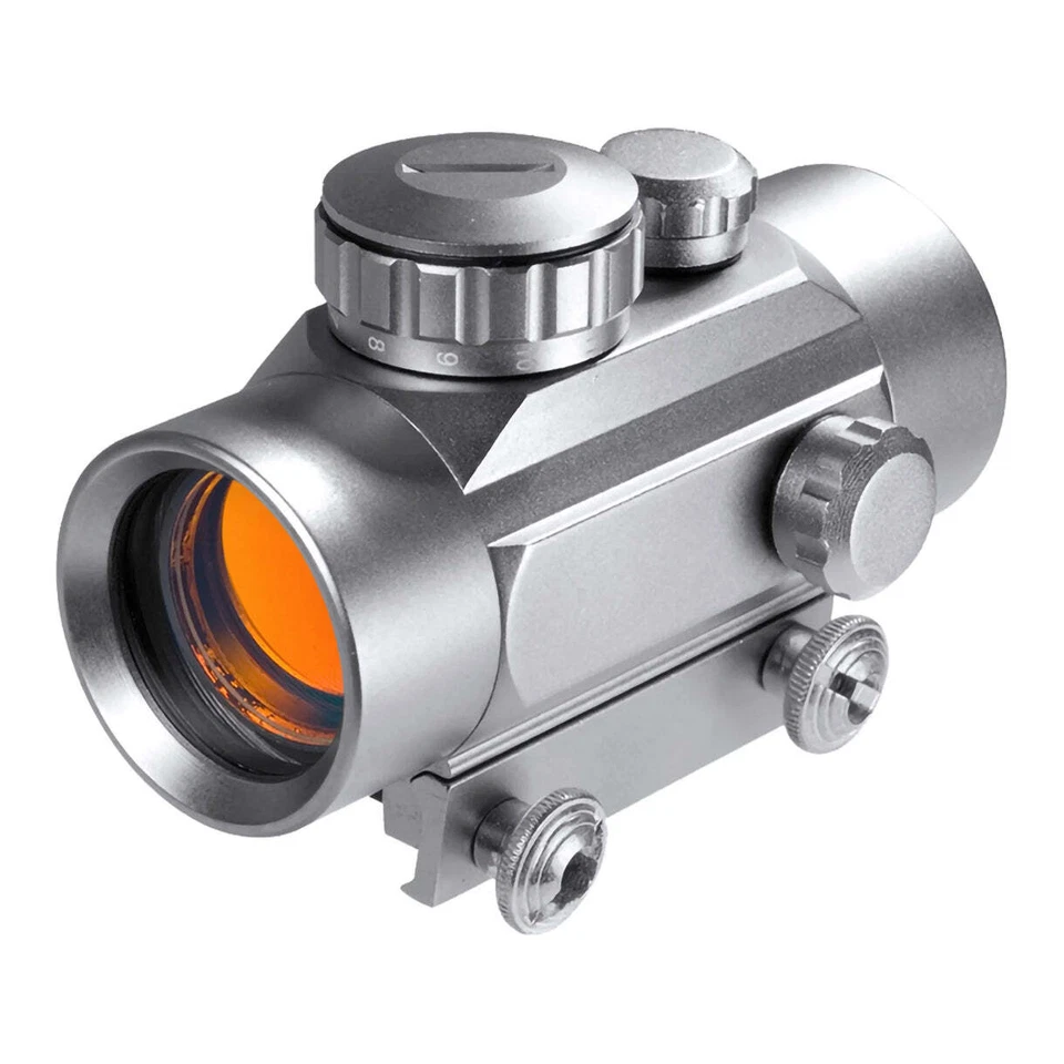 Mira para rifle Barska AC11086 Tactical 5 MOA punto rojo 1x30 mm tejido plateado Foto 3 de 3