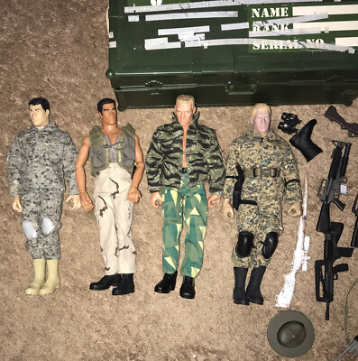 Giジョー　4体セット　ハスブロ社 Giジョー 4体セット ハスブロ社 4 VINTAGE GI JOE 12 INCH