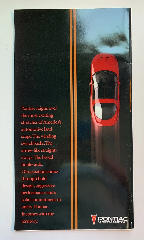 CATÁLOGO DE COCHES: 1995 PONTIAC - Firebird, TransAm, GrandAm, Grand Prix Foto 2 de 4