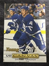 2019-20 Upper Deck Young Guns Canvas C116 Dmytro Timashov Toronto Maple Leafs