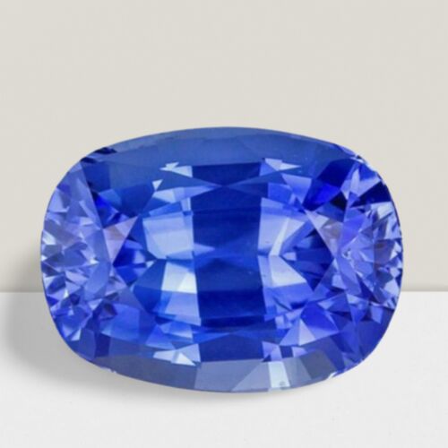 Piedra preciosa de corte ovalado de zafiro azul 1,20 quilates - 8x6 mm VVS gema suelta - Imagen 1 de 6