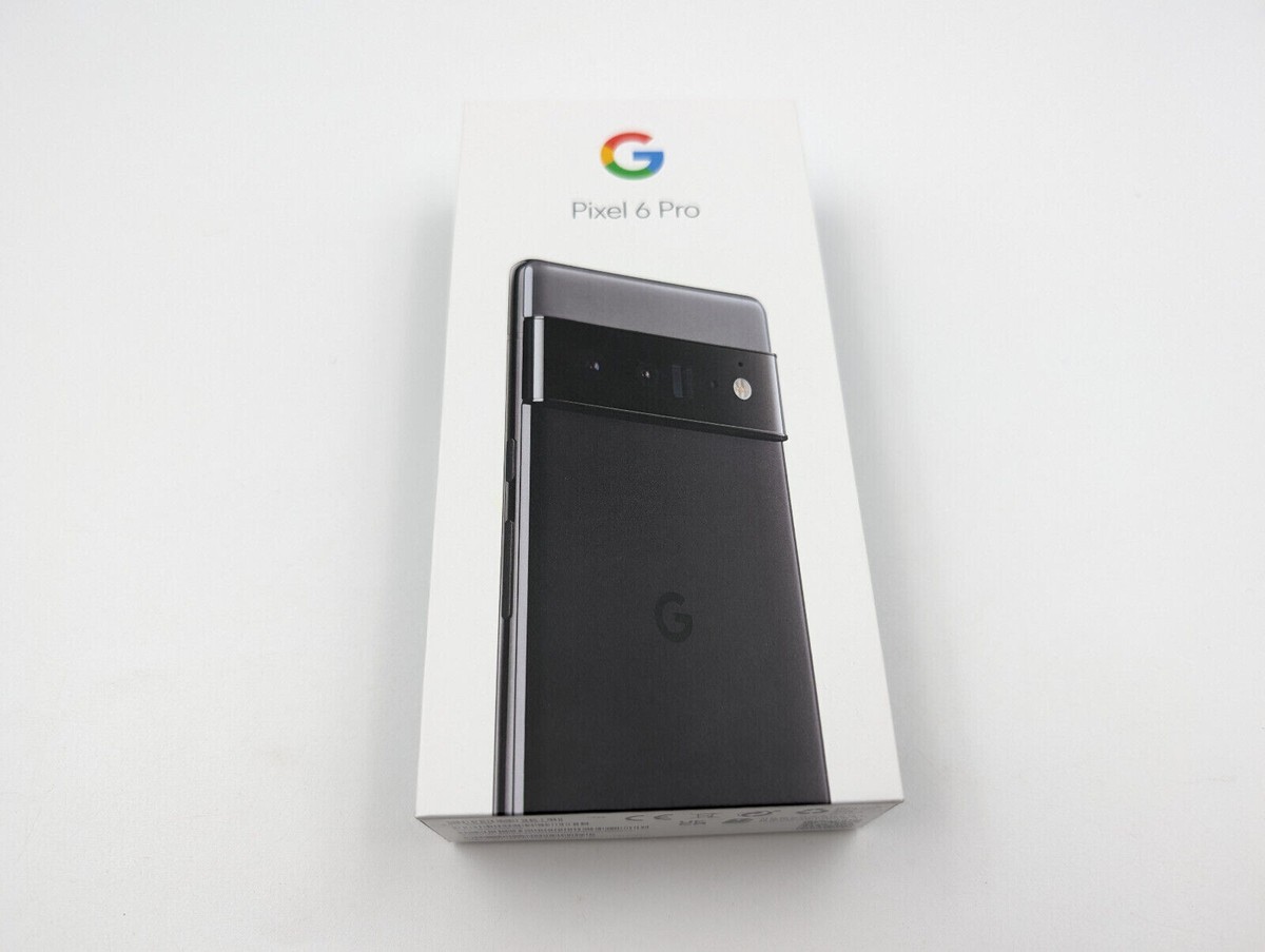 Google Pixel 6 Pro 128GB Stormy Black Schwarz OVP 5G Android