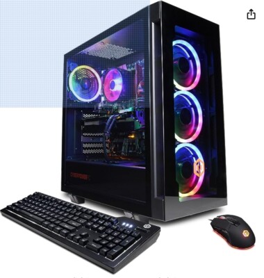  CyberPowerPC Gamer Xtreme VR Gaming PC, Intel Core i7-13700F 2.1GHz, GeForce RT