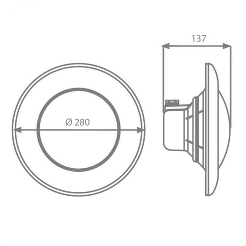 Foco para piscina Proyector LED PAR56 12VAC 1300lm blanco AstralPool - Imagen 2 de 2