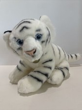 Aurora Miyoni White Bengal Tiger Cub Plush 14 Blue Eyes