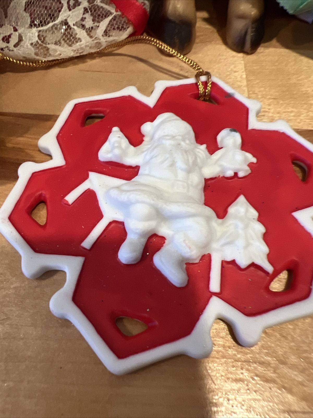 Lot of 20 Assorted Vintage Christmas Tree Ornaments Santa's Reindeer