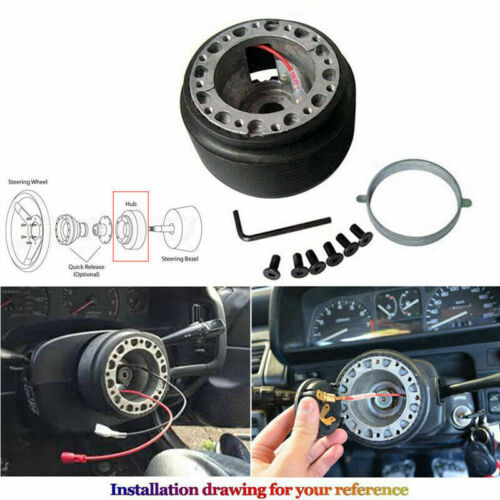 Adapter Steering Wheel + Hub Kit For Nissan Datsun 280Z 260Z 240Z 620 510 C10 - Picture 6 of 7