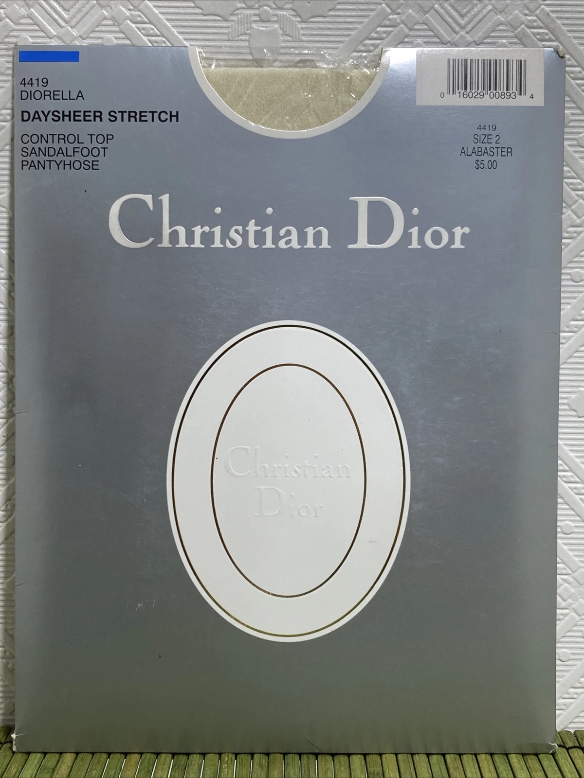 Christian Dior Collant Diorella Albâtre Taille 2 Daysheer Stretch Sandalfoot 