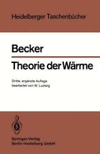 Theorie der Wärme (Heidelberger Taschenbücher (10), Band 10) von Becker, Richard