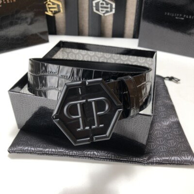PHILIPP PLEIN BELT SHINY CROCO LUXURY GOOD