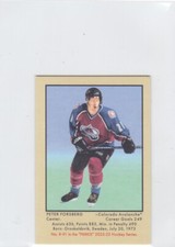 2022/23 PARKHURST CHAMPIONS..PETER FORSBERG..51 RETRO MINI..PARKIE..AVALANCHE