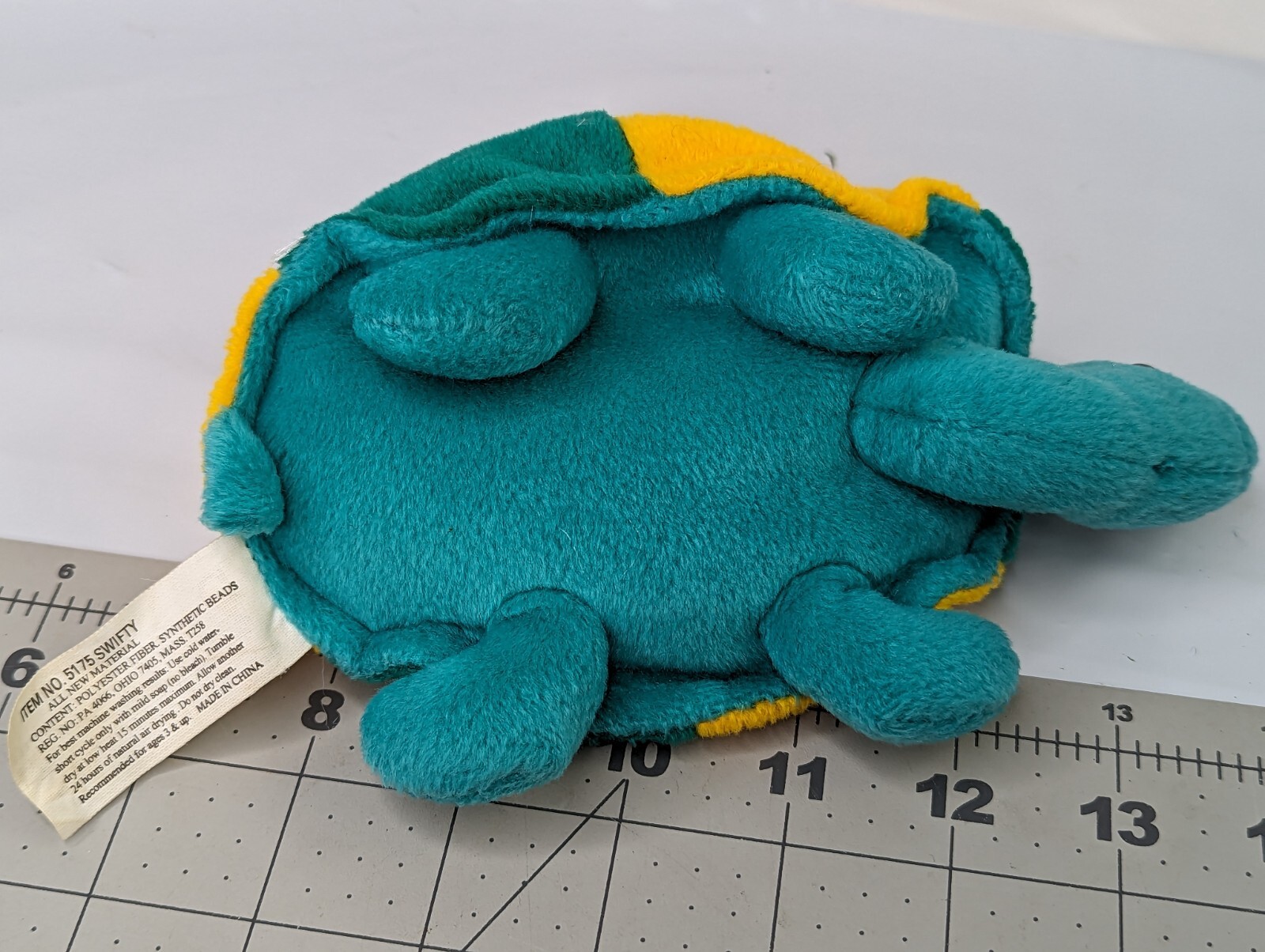 24K Polar Puff Swifty Turtle Plush 6 Inch Stuffed Animal Toy