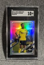 2020-21 Topps Chrome UEFA Youssoufa Moukoko Rookie Refractor SGC 10 GEM