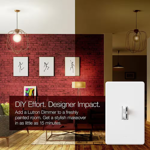 Toggler LED+ Dimmer Switch for Dimmable LED and Incandescent Bulbs, 150W Led/Sin - Picture 5 of 12