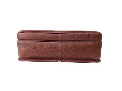 Yves Saint Laurent Shoulder Bag Purse Brown Leather YSL Vintage Authentic - Picture 5 of 24