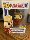 Captain American: Civil War Iron Man (Unmasked) Funko Pop 136
