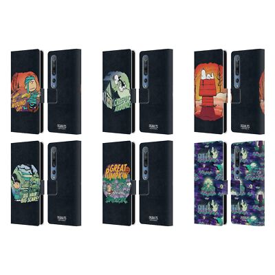 OFFICIAL PEANUTS SPOOKTACULAR LEATHER BOOK WALLET CASE COVER FOR XIAOMI PHONES
