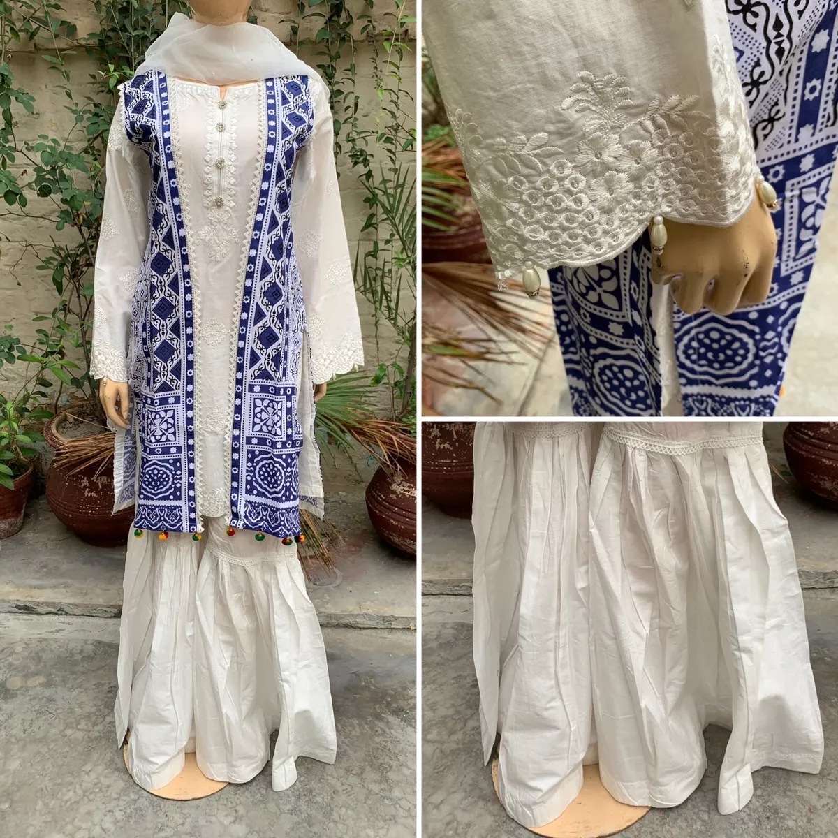 New gharara clearance pattern