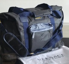 Versace Unisex Duffle Weekender Gym Sports Travel Overnight Carry-On Bag NWT