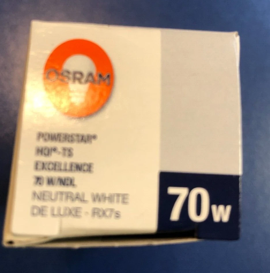 OSRAM POWERSTAR HQI-TS EXCELLENCE 70W/NDL NEUTRAL WEIß DE LUXE RX7s - Bild 2 von 2
