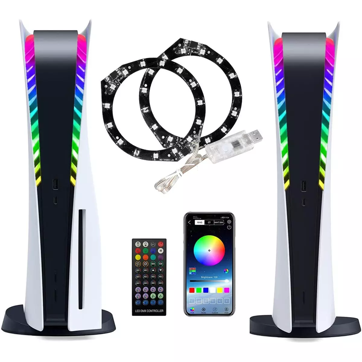 Diy ring 2024 light led strip