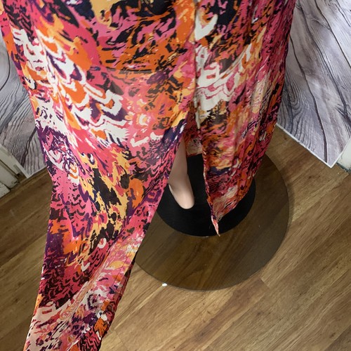 Spense Maxi Long Sleeveless Women's Dress Size 6 Small Floral Elastic Waist - Picture 9 of 19