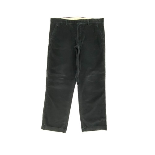 Life Khaki by Hangar Straight Leg Mens' size 36x30 Black Corduroy Pants - 第 1/4 張圖片