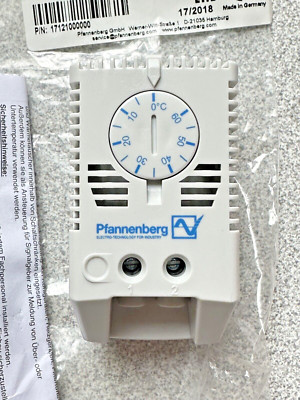 NEW PFANNENBERG FLZ530 THERMOSTAT 32-140 DEGREES 10 AMP 120-240VAC 0-60 deg. C
