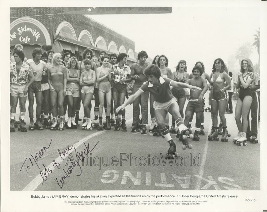 Kimberly Beck hand signed autogrpah photo Roller Boogie skating