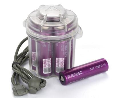 Efest - Super waterproof case - Transportbox / Cellsafe / Aufbewahrungsbox für 6