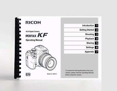 Owners Manual for Ricoh Pentax KF Camera