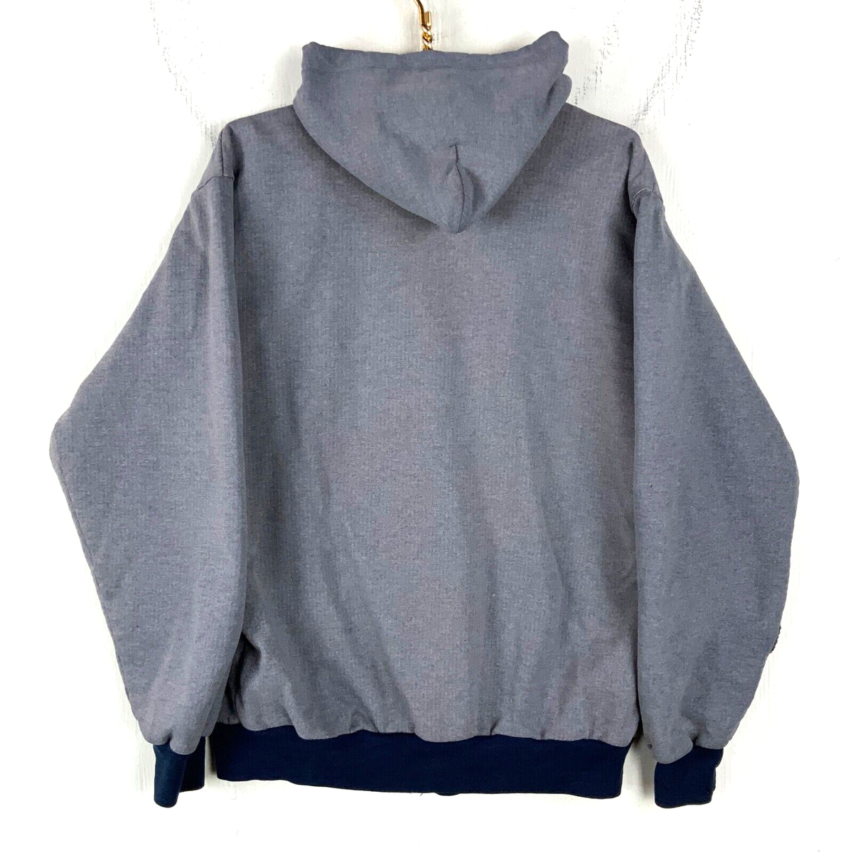 Vintage Carhartt Hoodie Sweater Size Large Gray Active Lined