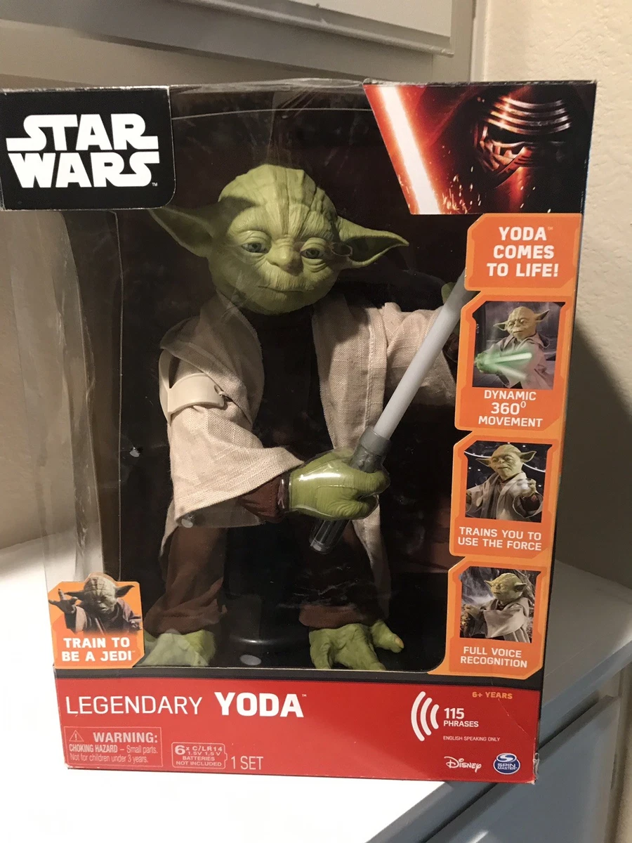 Star Wars Legendary Yoda Train To Be A Jedi Interactive Comes to