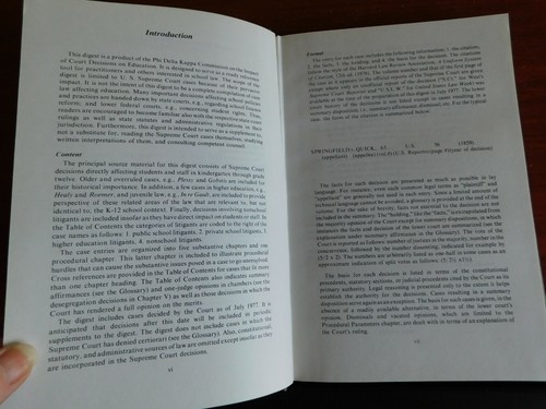 A Digest of Supreme Court Decisions Affecting Education - 1978 Hardcover - Picture 4 of 8