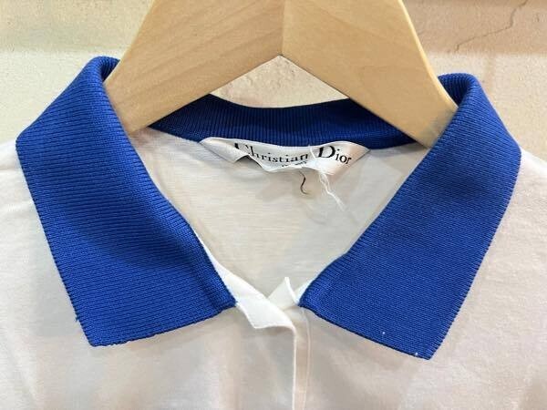 Authentic Christian Dior Sports Vintage Polo Shirt Cotton