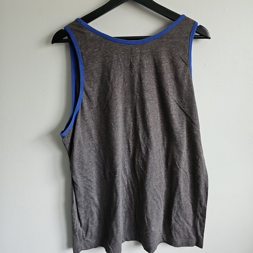 Chicago Cubs MLB Gray Ringer Style Womans XL Tank Top - Picture 7 of 7
