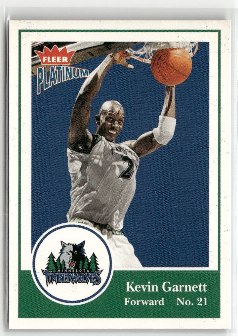 2003-04 Fleer Platinum #98 Kevin Garnett ☘️308