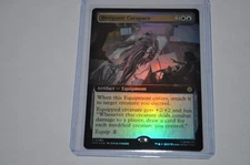 MTG magic SPIDERMAN spm EXTENDED ART FOIL BIORGANIC CARAPACE #289 RARE