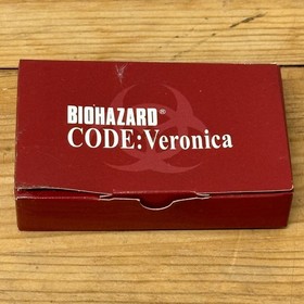 Resident Evil Code Veronica Metal Card Unsealed Dreamcast Promo Used