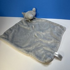 Angel Dear Security Blanket Lovey Elephant Plush Grey 12 X 12